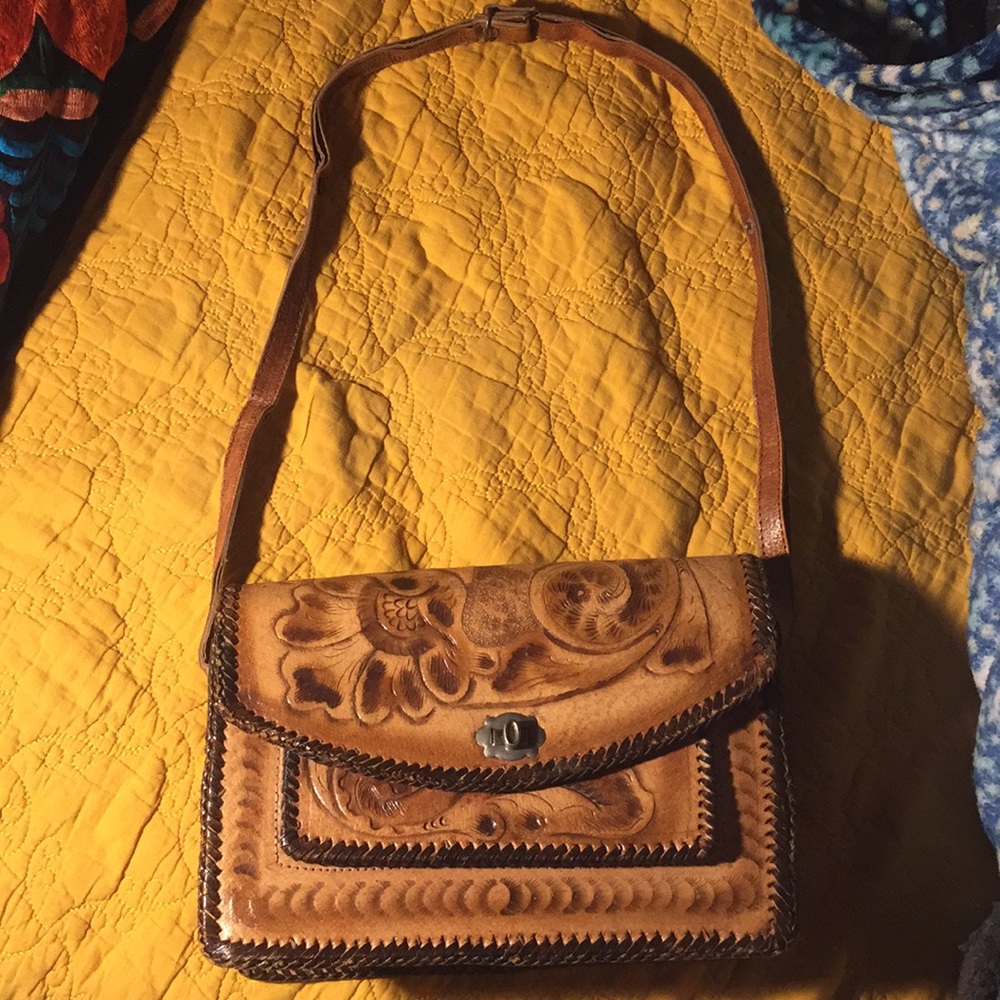 Mexican leather purse